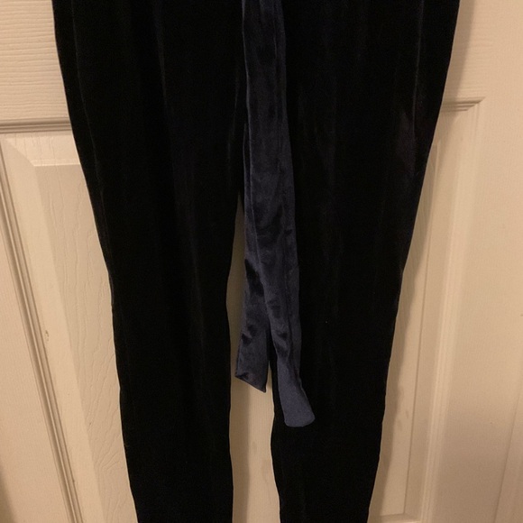 Navy blue off the shoulder jumpsuit size medium - Picture 6 of 10